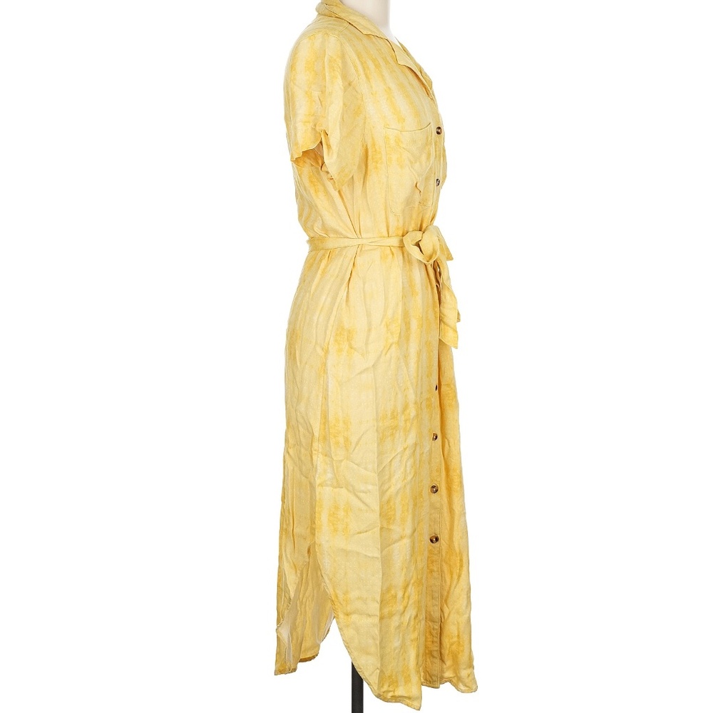 Women's Sonoma Goods For Life Casual Dress, Yellow, Medium (Comfy Shirt Dress)